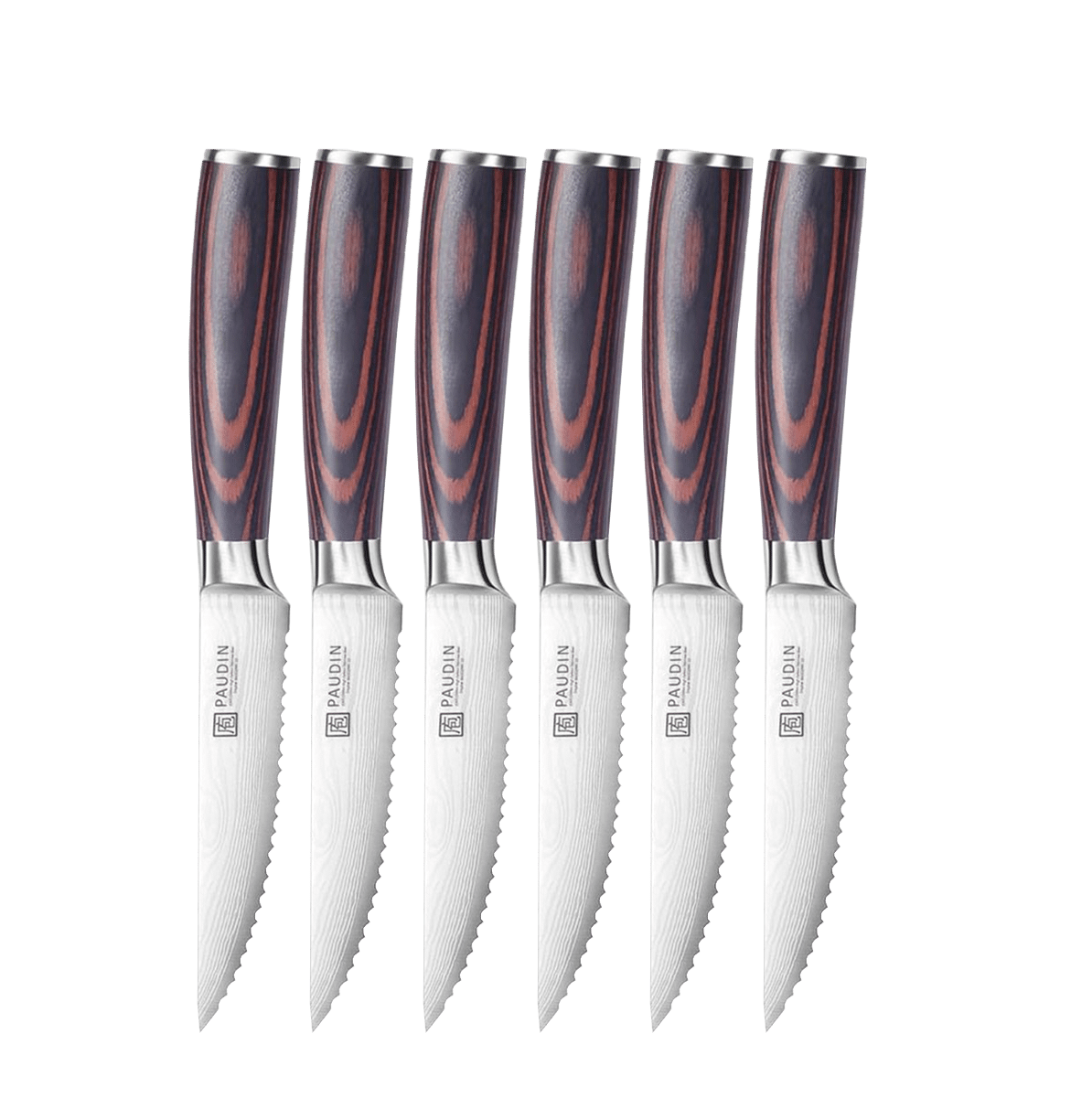 De BBQ Store, S3 Premium Steakmessen – Set van 6