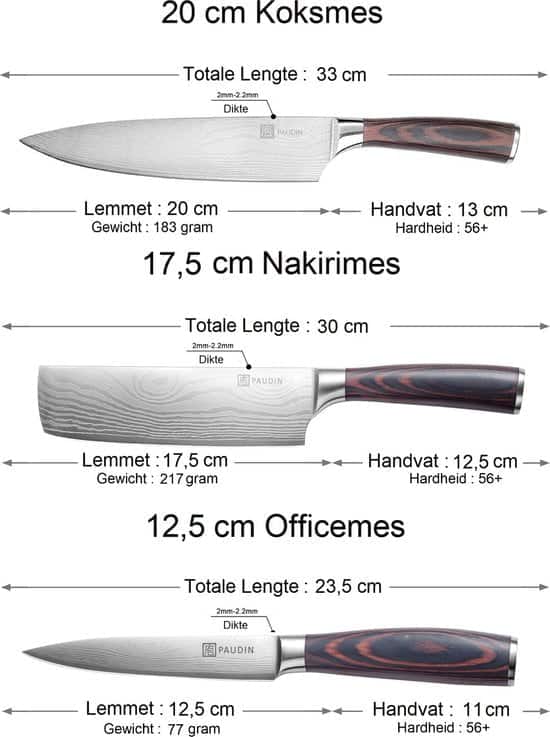 NS1 Professionele Messenset met Japans Design