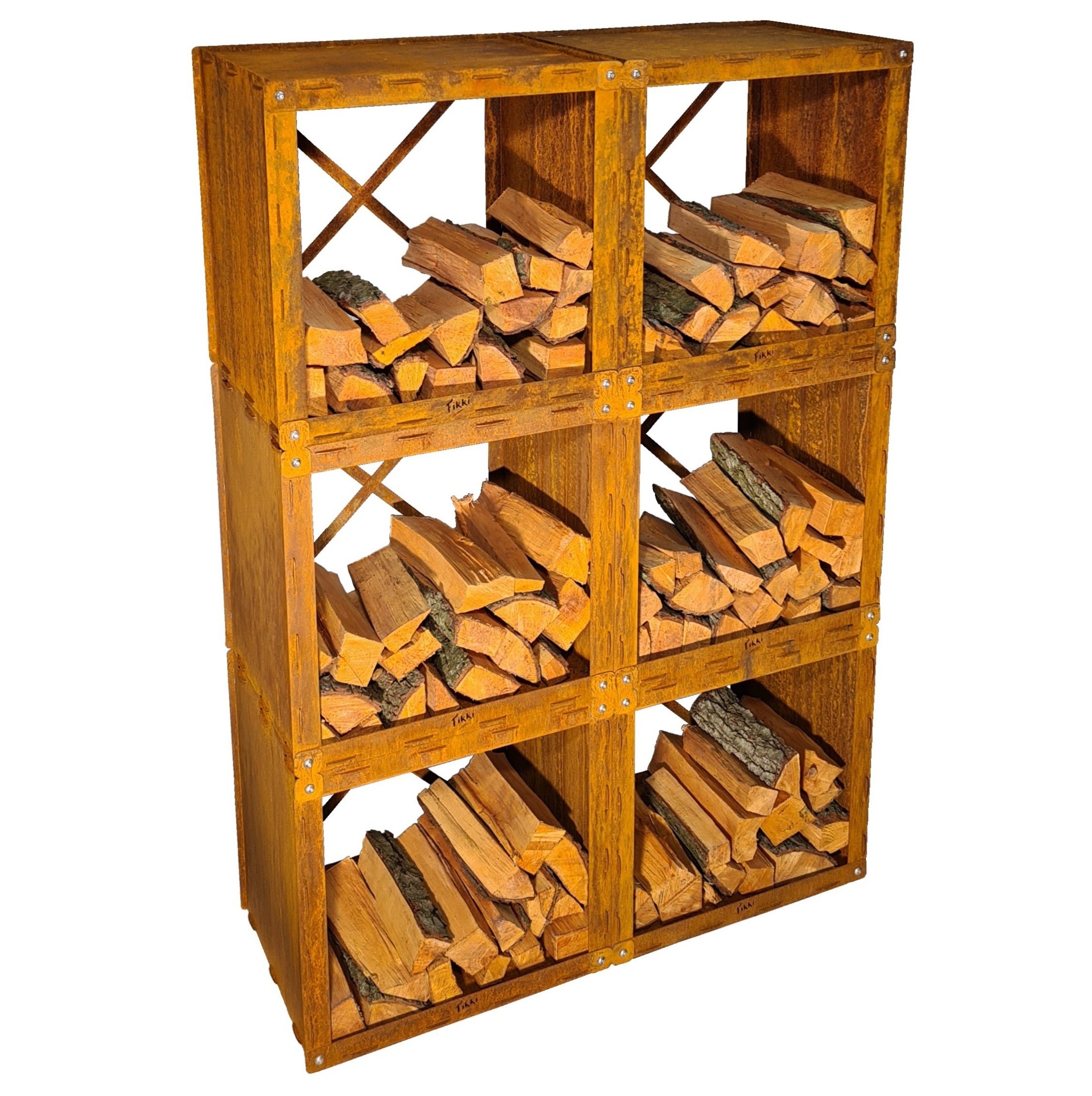 Fikki Wood Storage Cabinet