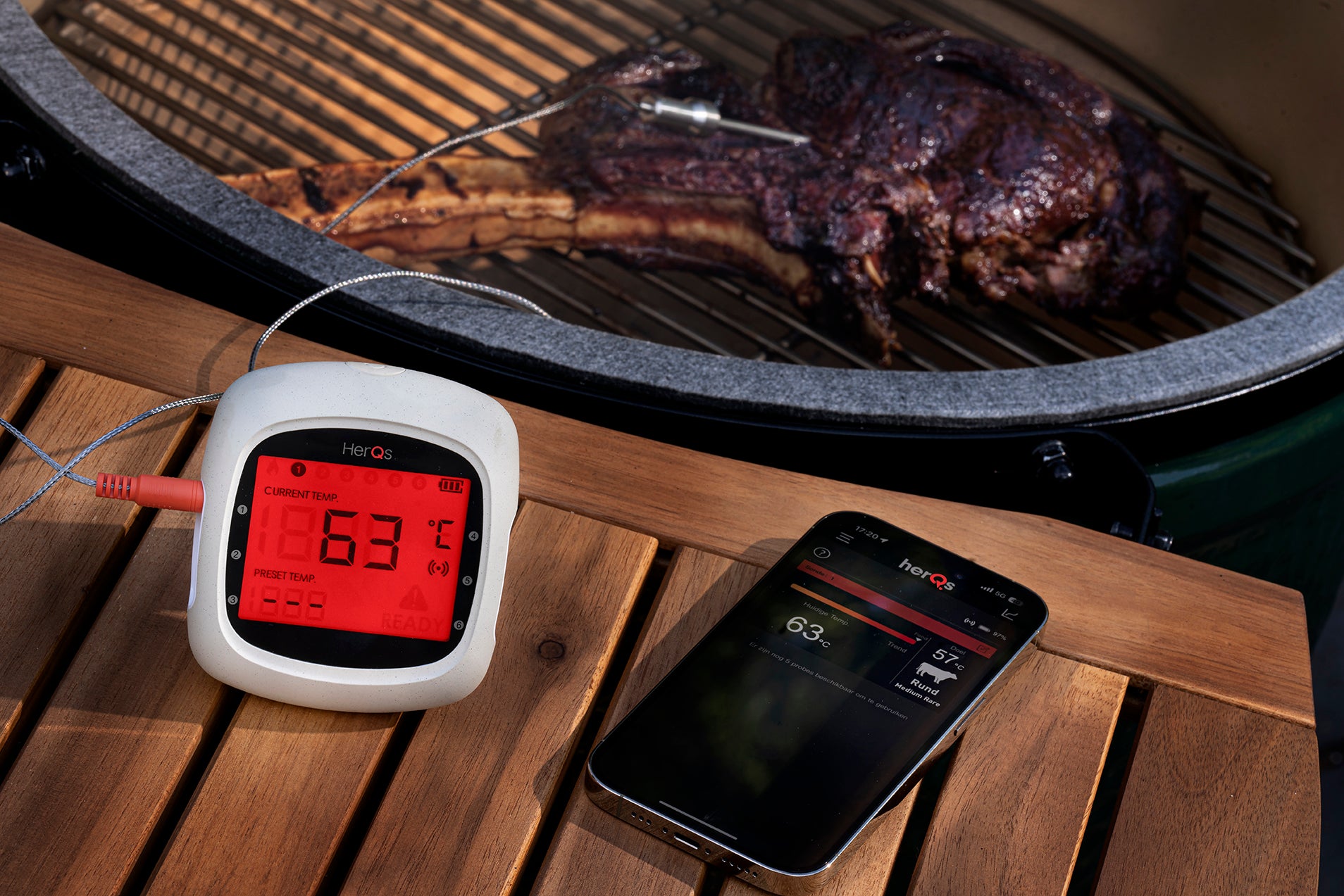 HerQs Easy Pro BBQ Thermometer