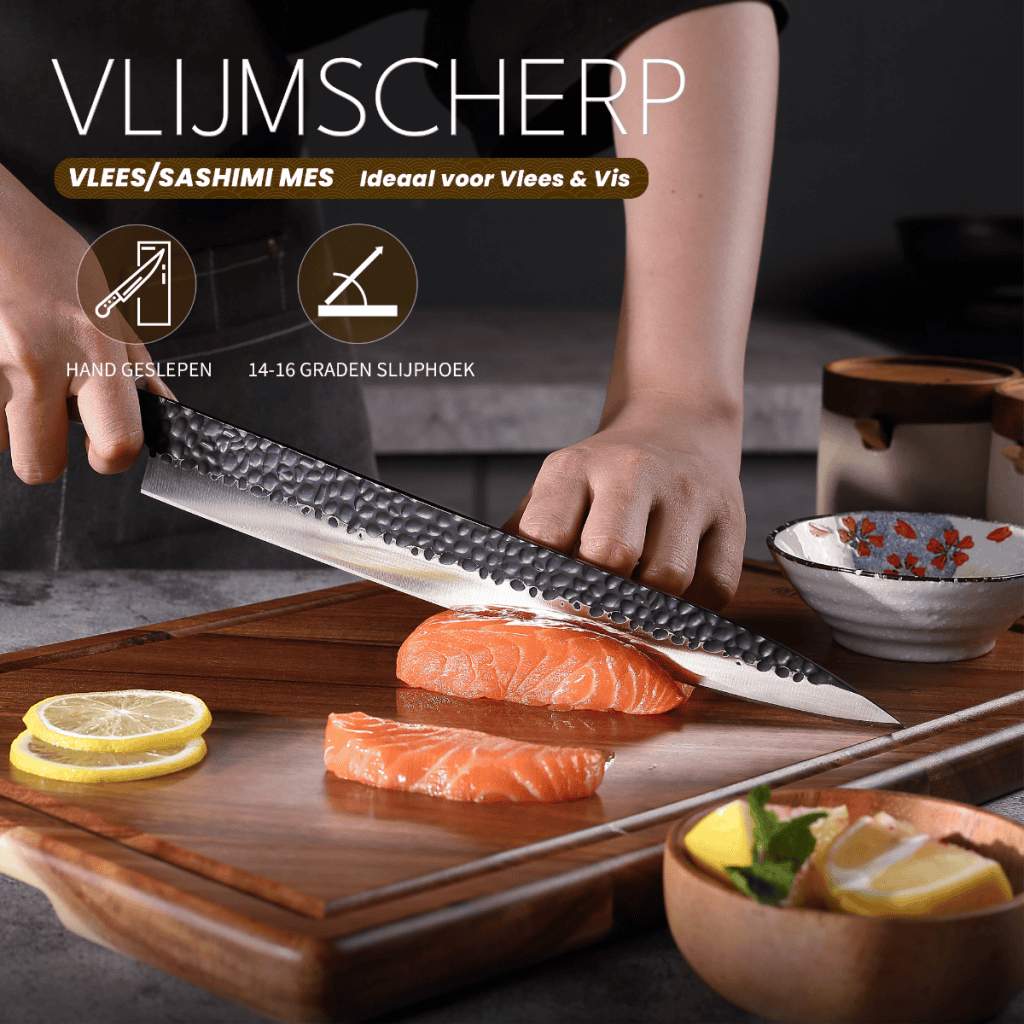 HB1 Sashimimes / Vleesmes – Hammer Black (27,5 cm)