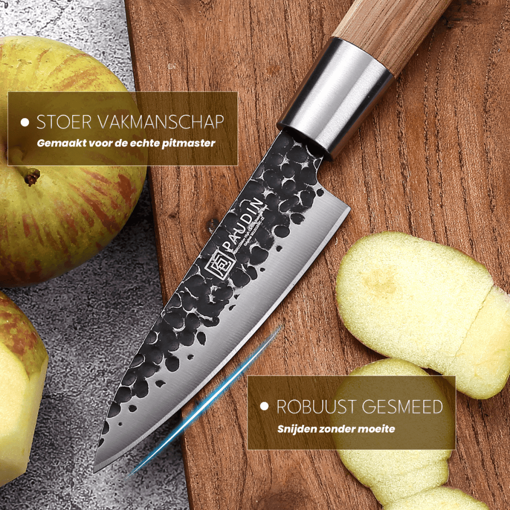 HB9 Groentenmes / Schilmes – Hammer Black (9 cm)