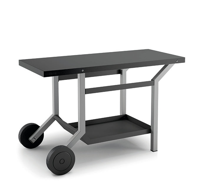 De BBQ Store, Forge Adour Roltafel Zwart-Lichtgrijs Staal
