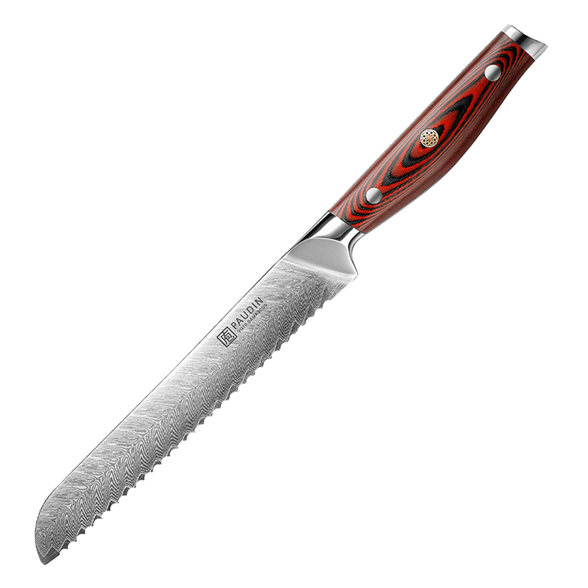 De BBQ Store, P3 Professioneel Damascus Brood & Banket Mes 20 cm