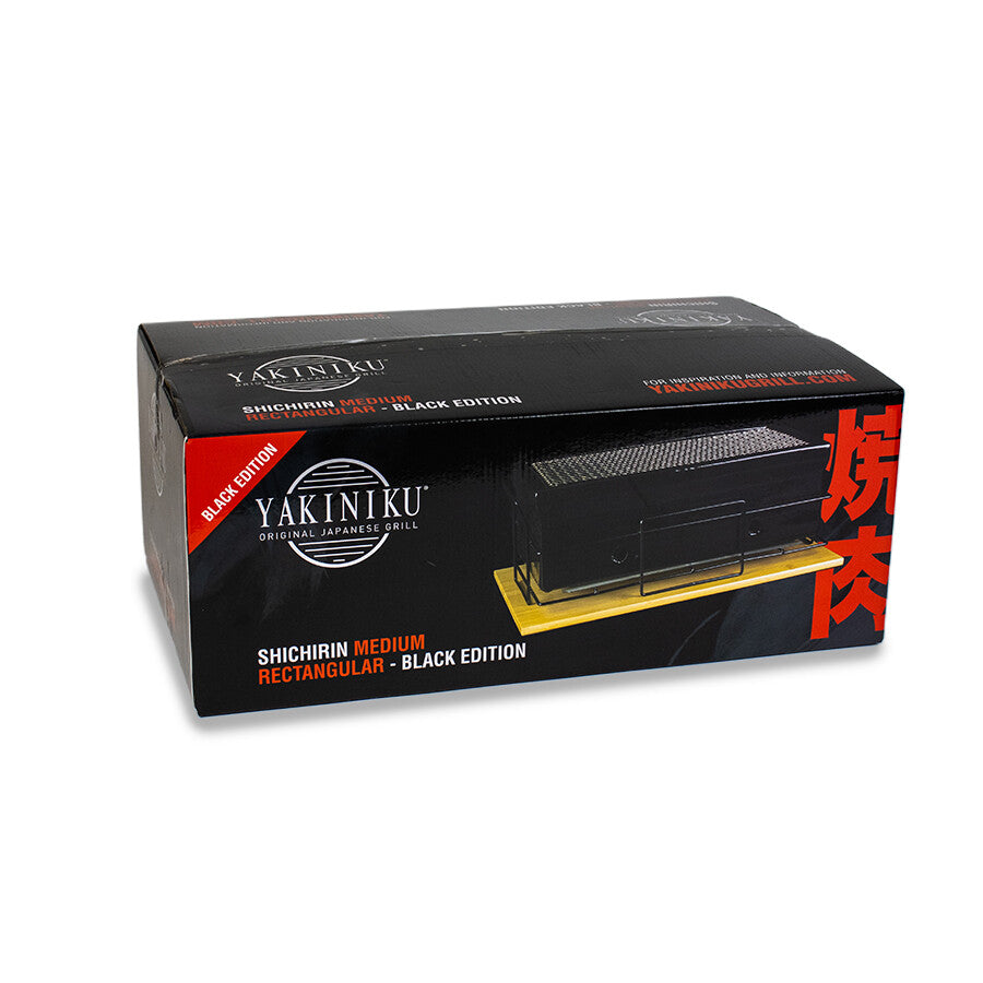 YAKINIKU MEDIUM Rechthoekige Shichirin | Konro & Yakitori grill - black edition