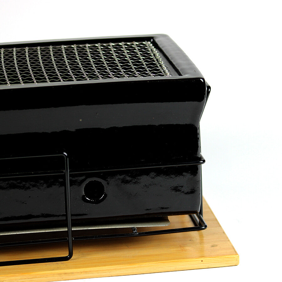 YAKINIKU MEDIUM Rechthoekige Shichirin | Konro & Yakitori grill - black edition