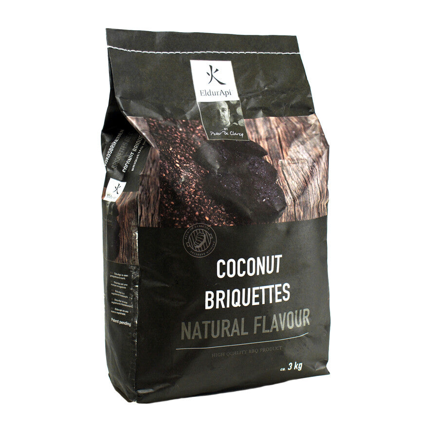 De BBQ Store, EldurApi Cocos Briquette Natural Flavour